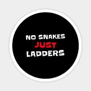 No Snakes Just Ladders Magnet